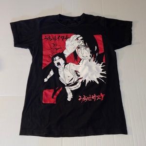 Ripple Junction Naruto Shippuden Small Itachi And Sasuke Short Sleeve Tee Shirt